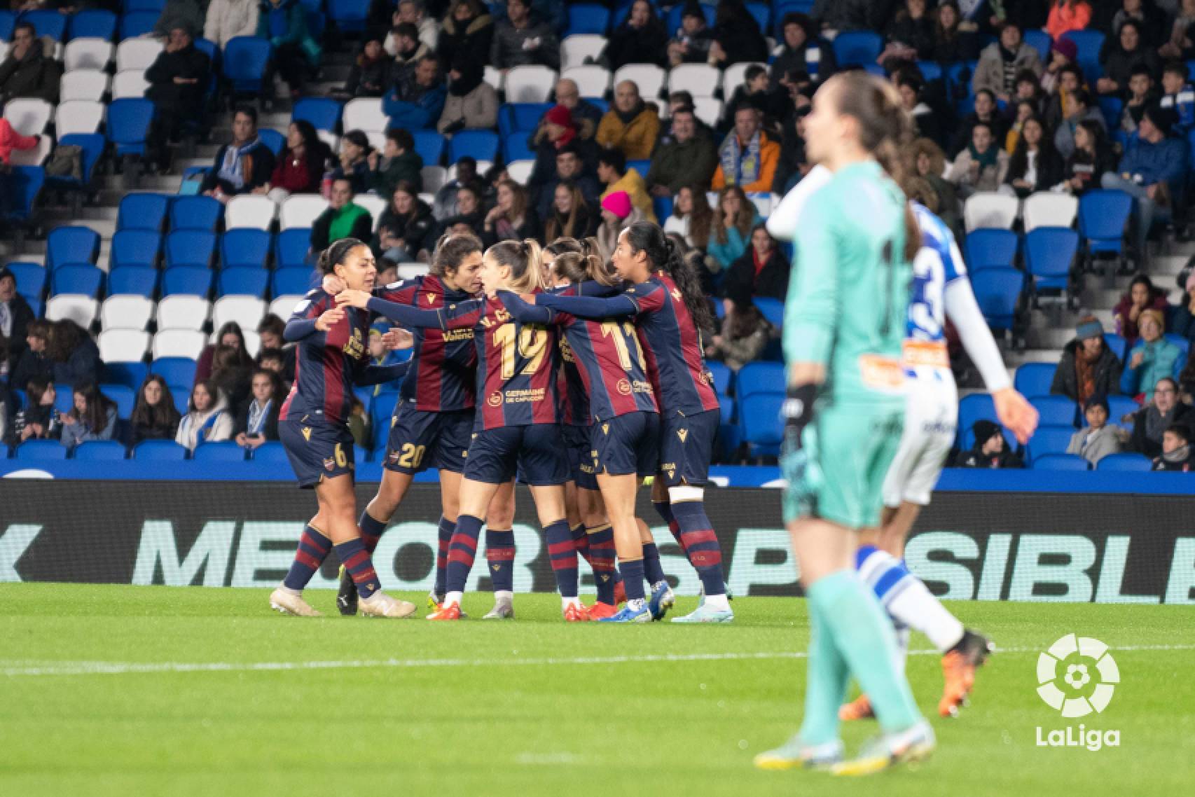 El Levante femenino logra una victoria de Champions ante la Real Sociedad