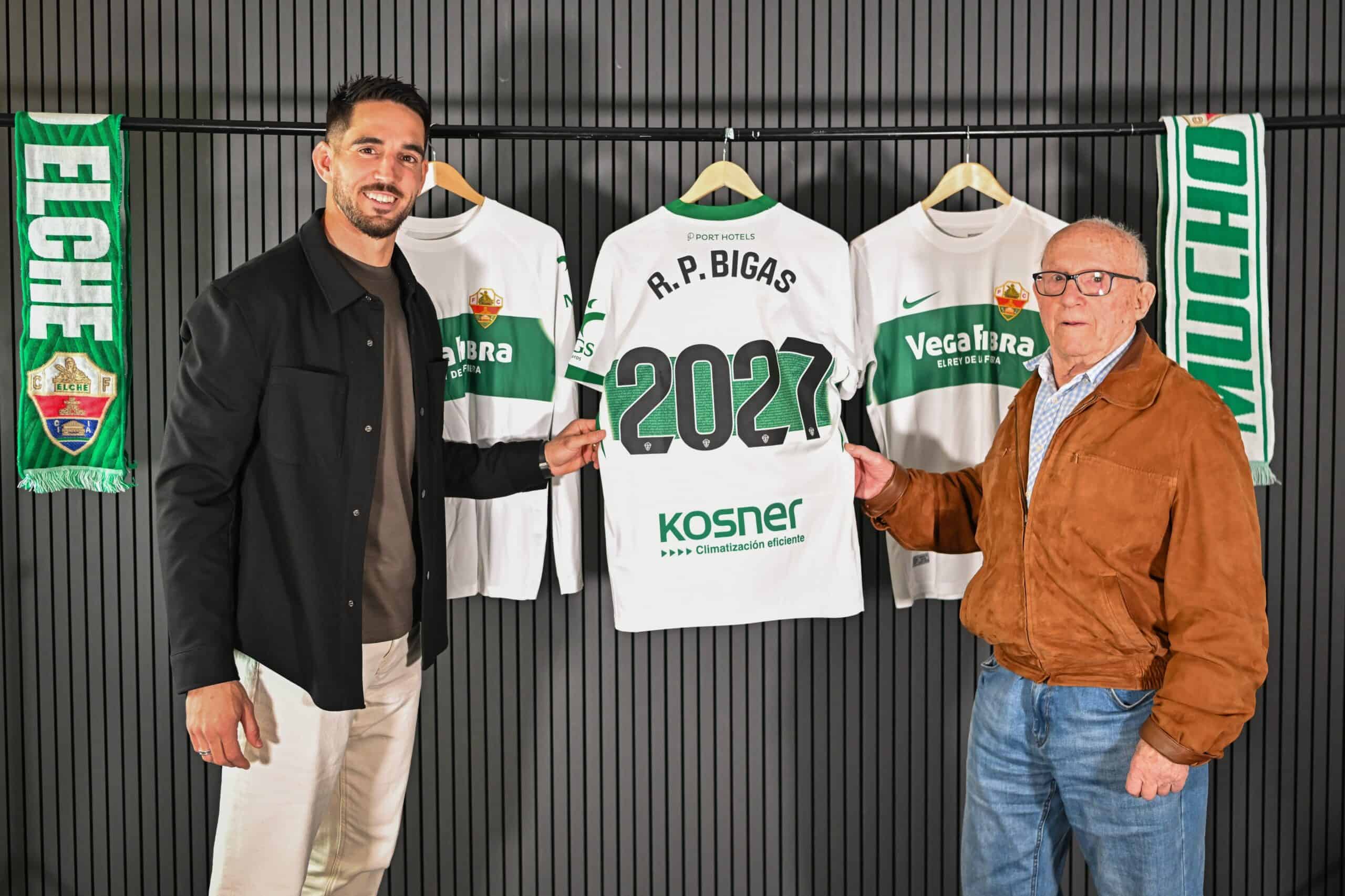 El Elche CF renueva al capitán Pedro bigas hasta 2027